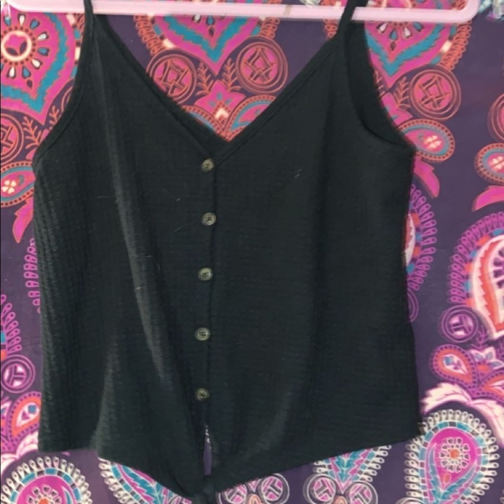 Wild Fable Button Up and Tied Tank Top